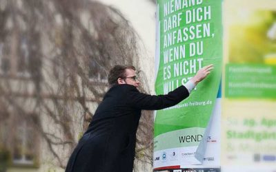 Plakatkampagne „Niemand darf Dich anfassen, wenn Du es nicht willst!“