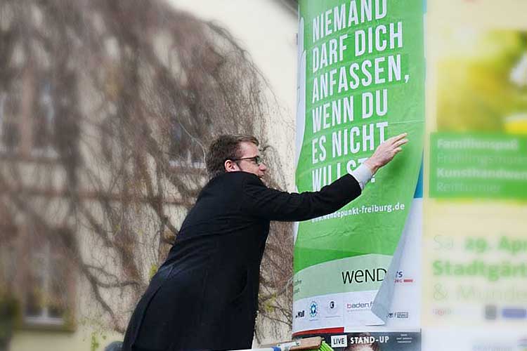 Plakatkampagne „Niemand darf Dich anfassen, wenn Du es nicht willst!“