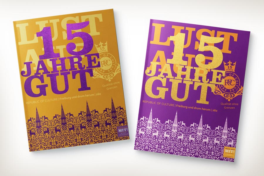 Wendepunkt auf Doppelseite der Jubiläumsausgabe «15 Jahre Lust auf Gut» Wendepunkt auf Doppelseite der Jubiläumsausgabe «15 Jahre Lust auf Gut»